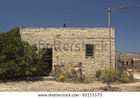 This building was used as a bakery when the population on Comino was larger than it is today.  It also was used as a military barracks during the British rule.
