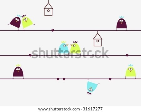 funny love pictures. stock vector : Funny love