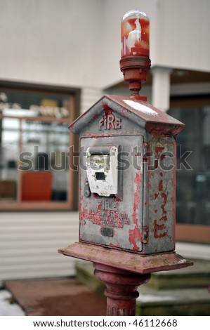 Vintage Fire Alarm Warning System