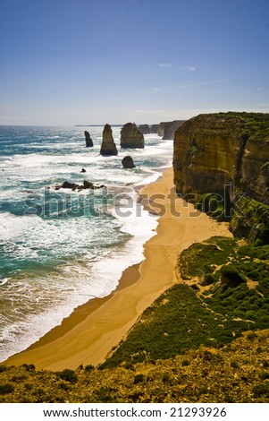 View of the 12 Apostles at Great Ocean Road, Melbourne, Australia