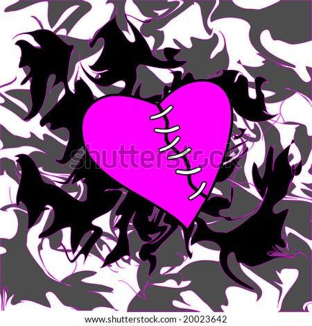 emo lovers background. Emo Love Heart Wallpaper. love