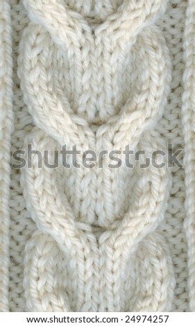A warm winter, wool sweater texture, fragment, white, closeup.