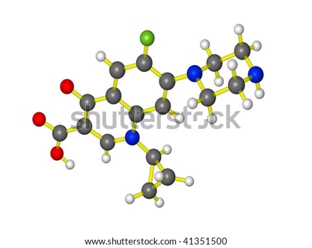 Cipro molecular structure Cipro molecular structure