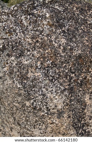 Granite Rock with Moss and lichen may be used as background