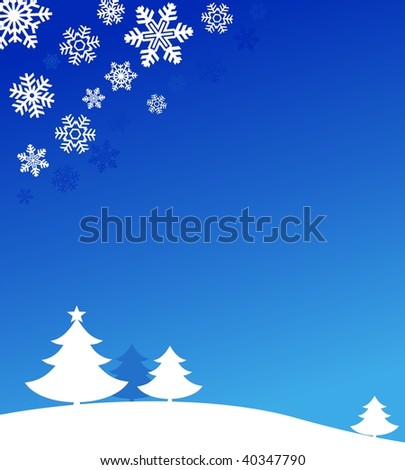 Winter background (vector version available under no. 40347787)