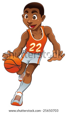 Basketball Funny Cartoon