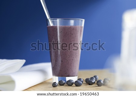 blue berry milk shake