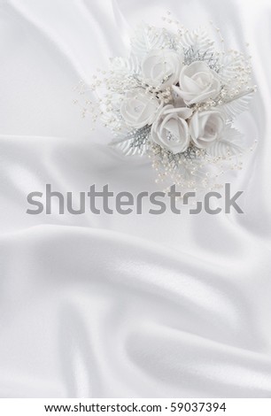 Bouquet of the bride on a white background