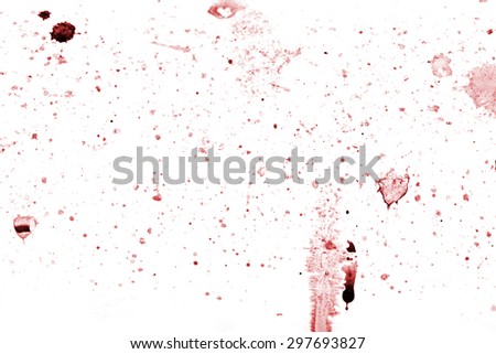 Splashes of color isolated on white background