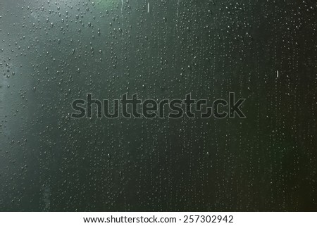 Water drops on dark wallpaper