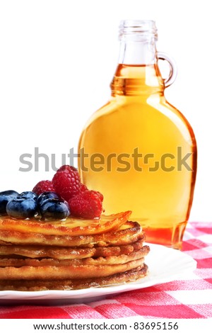 Syrup On Pancakes