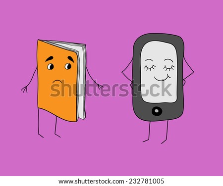 E-book vs. paper book