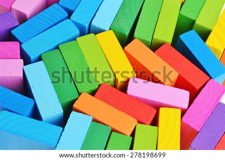 bright colored background rectangles