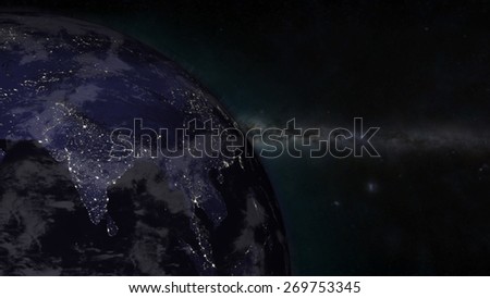 Asia World View from space (with the help of NASA)