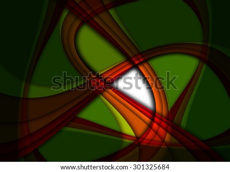 graphic background decoration with curved shapes superimposed