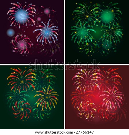 4th of july fireworks background. stock photo : firework