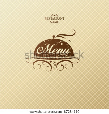 Restaurant Menu Template on Restaurant Menu Card Design Template  Stock Vector 87284110