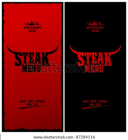 Logo Design Restaurant on Graphic River Steak House Food Menu    Thpho Com   Stock Photos
