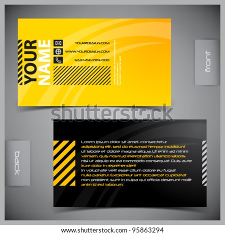 Free Vector Business Card on Vector Abstract Creative Business Cards  Set Template    Stock Vector