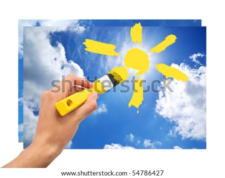 images of sun in sky. Hand draw the sun in sky.