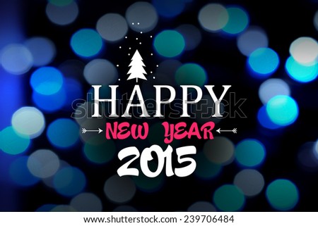Happy new year card for New year festival.