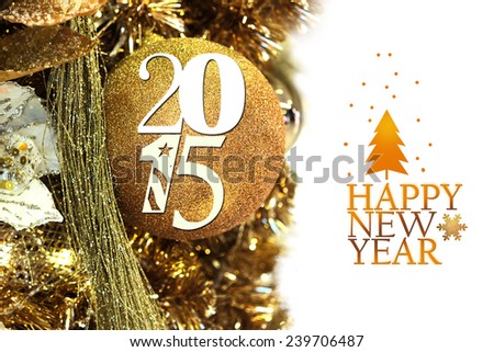 Happy new year card for New year festival.
