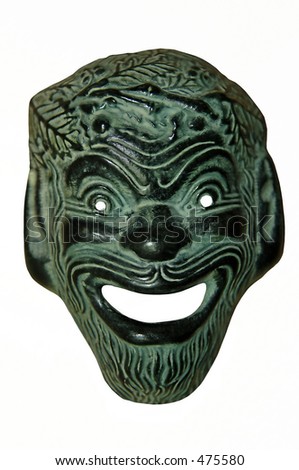 The mask of the Greek\'s God of Joy
