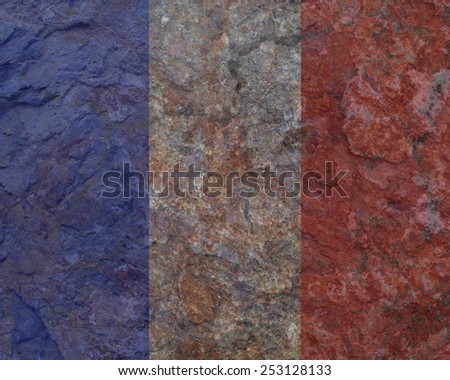 Old flag french background texture