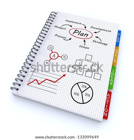Notebook plan concept
