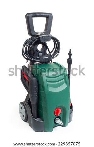 High pressure washer isolated on white