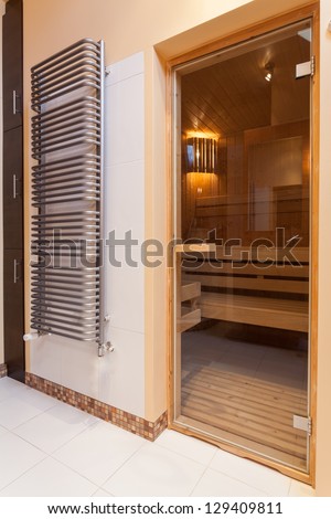 Classy house - sauna in a modern elegant house