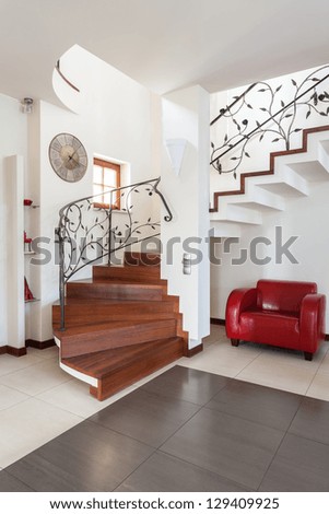 Classy House - Stairs In Modern And Bright House Interior