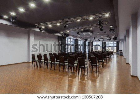 Woodland hotel - Interior of modern auditorium hall
