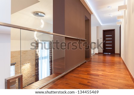 Grand Design - Modern Corridor In Elegant House