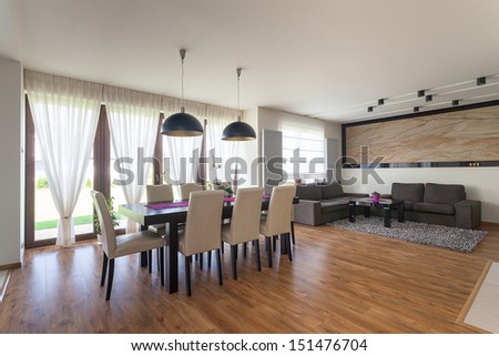 Urban Apartment - Living Room And Comfortable Sofa