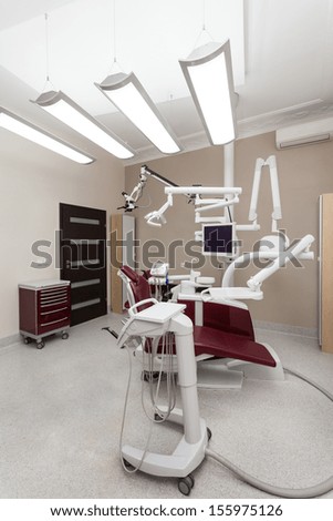 Special equipment use by the dentist