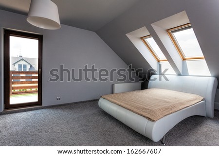 Urban Apartment - Modern Bedroom On The Attic