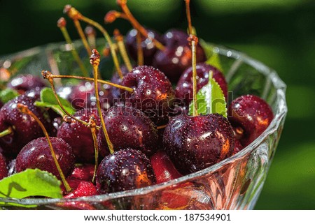 Cherries as a healthy alternative for snacks