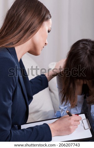 Psychiatrist trying to reach out to sick depressed woman