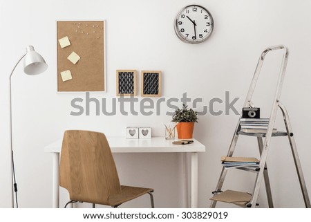 Picture of designed desk for creative worker