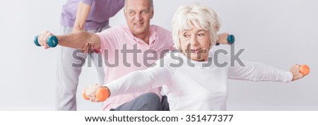 Elder people have very strong bodies after fitness