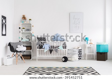 Picture of a modern baby room