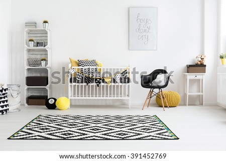 Shot of a modern baby room