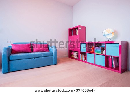Picture of colour minimalist room for kid