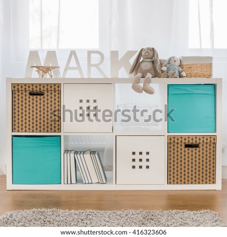 Photo of new design functional kids cube storage