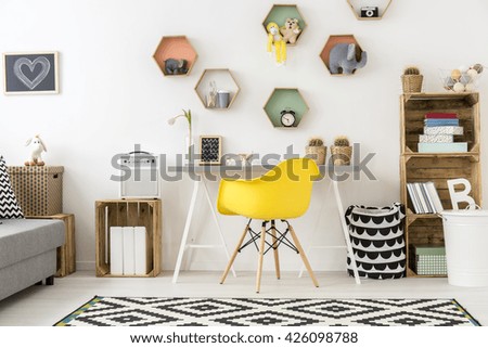 Shot of a modern and creative room for kids