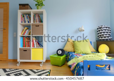Shot of a colorful modern children\'s room