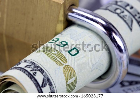 Financial Security Twenty Dollar Bills with Lock