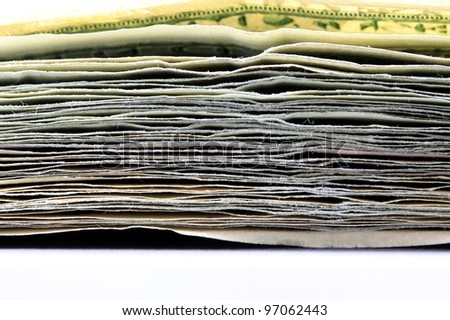 Stacks Of Cash US Currency