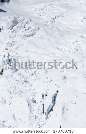 Glacial Snow Melt on Mt Baker